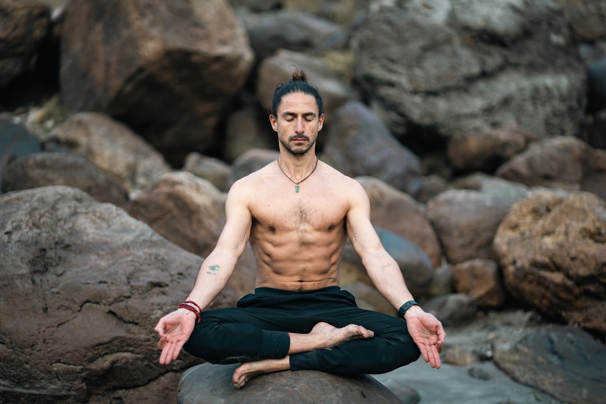 Peaceful natural environment for meditation